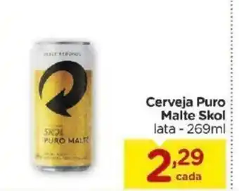 Carrefour Bairro Cerveja Puro Malte Skol Lata 269ml oferta