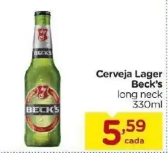 Carrefour Bairro Cerveja Lager Beck's 330ml oferta