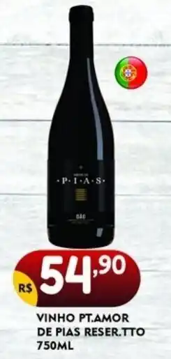 Bramil Supermercados VINHO PT.AMOR DE PIAS RESER.TTO 750ML oferta