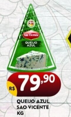 Bramil Supermercados QUEIJO AZUL SAO VICENTE KG oferta