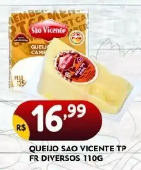 Bramil Supermercados QUEIJO SAO VICENTE TP FR DIVERSOS 110G oferta