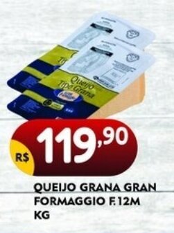 QUEIJO GRANA GRAN FORMAGGIO F.12M