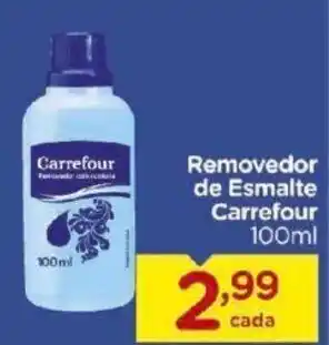 Carrefour Bairro Removedor de Esmalte Carrefour 100ml oferta