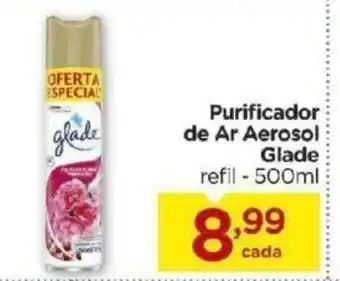 Purificador de Ar Aerosol Glade 500ml
