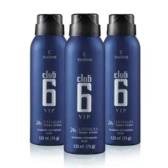 Combo eudora: desodorante antitranspirante aerossol vip
