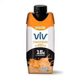 Bebida láctea viv protein sabor doce leite vigor 250ml