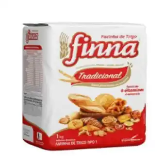 Farinha de trigo finna tradicional 1kg