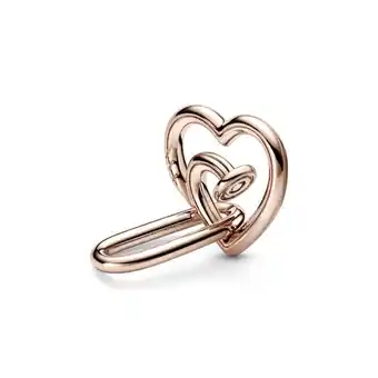 Pandora Link duplo de combinações de coração com fecho de coração com prego pandora me oferta