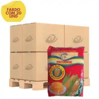 Carvalho Supermercado Fardo flocão de milho patoense 400g com 20 unidades oferta