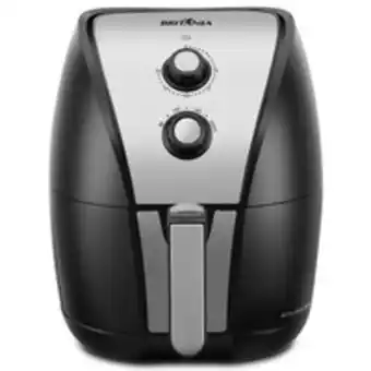 Novo Mundo Fritadeira sem óleo air fryer britânia, timer, controle de temperatura, 3,35l - bfr11pi oferta