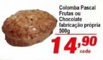 Colomba Pascal Frutas ou Chocolate 500g