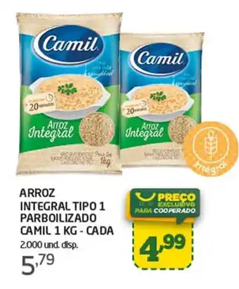 Cooper ARROZ INTEGRAL TIPO 1 PARBOILIZADO CAMIL 1 KG - CADA oferta