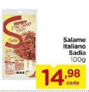 Carrefour Bairro Salame Italiano Sadia 100g oferta