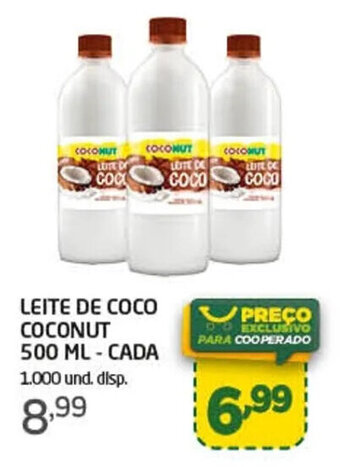 Cooper LEITE DE COCO COCONUT 500 ML - CADA oferta