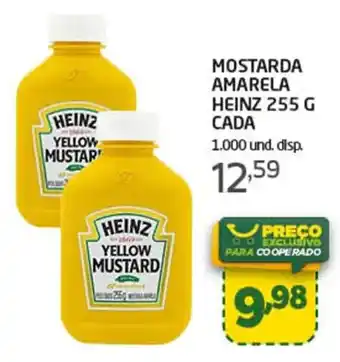 Cooper MOSTARDA AMARELA HEINZ 255 G CADA oferta