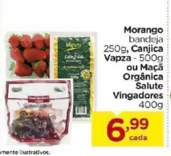 Carrefour Bairro Morango 250g, Canjica Vapza 500g ou Maca Organica Salute Vingadores 400g oferta