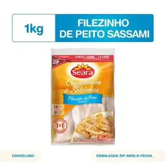 Filezinho de frango sassami seara 1kg