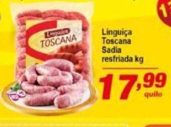 Ricoy Supermercados Linguica Toscana Sadia 1kg oferta