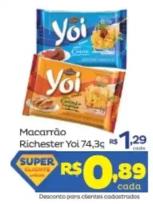 Super Lagoa Macarrao Ricjester Yoi 74.3g oferta