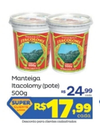 Manteiga Itacolomy pote 500g