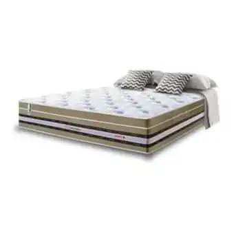 Leroy Merlin Colchão casal de molas ensacadas cama inbox select euro soft 138x188x32 bege oferta
