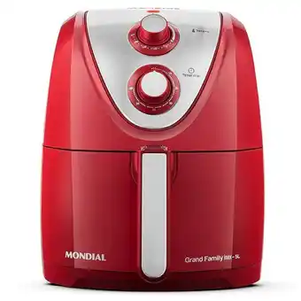 Casa e Vídeo Fritadeira air fryer mondial 5 litros vermelha afn-50-ri - 127 volts oferta