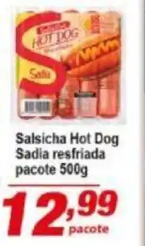 Salsicha Hot Dog Sadia 500g