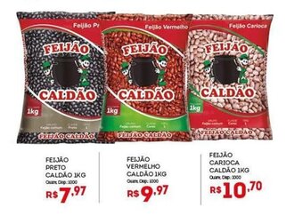 Bistek Supermercados FEIJÃO PRETO CALDÃO 1KG oferta