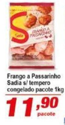 Ricoy Supermercados Frango a Passarinho Sadia s/ Tempero 1kg oferta