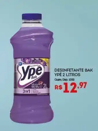 Bistek Supermercados DESINFETANTE BAK YPE 2 LITROS oferta