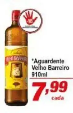 Ricoy Supermercados Aguardente Velho Carreiro 910ml oferta