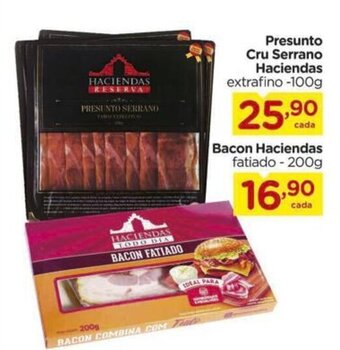 Carrefour Presunto Cru Serrano Haciendas extrafino -100g oferta