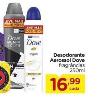 Carrefour Desodorante Aerossol Dove fragrâncias 250ml oferta