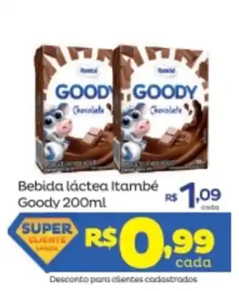 Super Lagoa Bebida Lactea Itambe Goody 200ml oferta