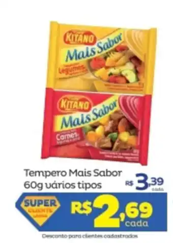Super Lagoa Tempero Mais Sabor 60g varios tipos oferta