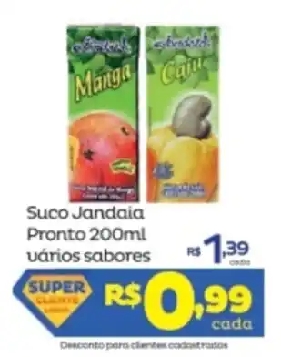 Suco Jandaia Pronto 200ml varios Sabores