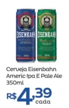 Super Lagoa Cerveja Eisenbahn American Ipa ouPale Ale 350ml oferta