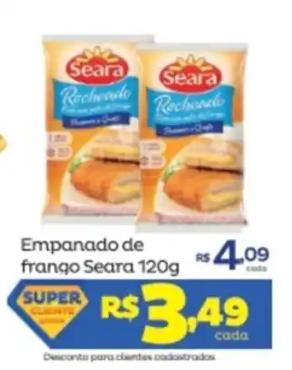 Super Lagoa Empanado de frango Seara 120g oferta