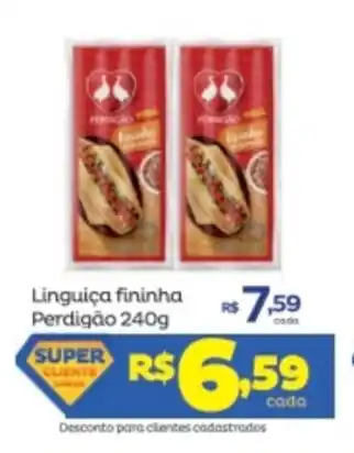 Super Lagoa Linguica Fininha Perdigao 240g oferta