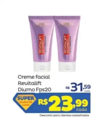 Super Lagoa Creme facial Revitalift Diurno Fps20 oferta