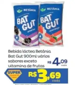 bebida lactea Betania Bat Gut 900ml varios sabores exceto vitamina de frutas