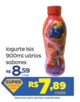 Super Lagoa Iogurte Isis 900g varios sabores oferta