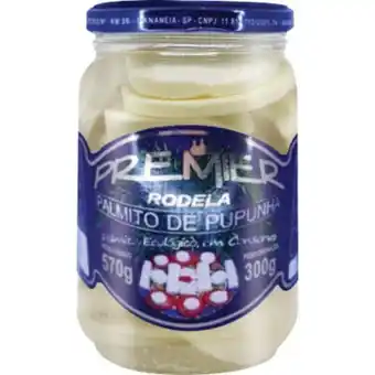 Palmito premier rodela pupunha 300g
