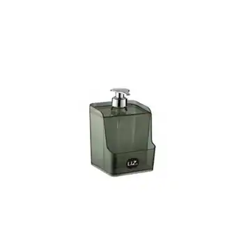 Violeta Supermercados Dispenser de plástico slim translucido preto 9x18cm uz. oferta