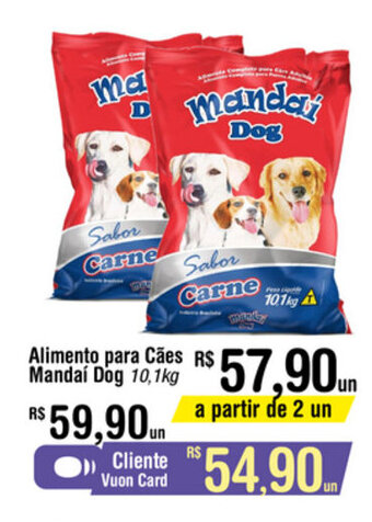 Fort Atacadista Alimento para Caes Mandi Dog 10.1kg oferta