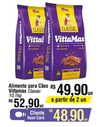 Fort Atacadista Alimento para Caes Vittamax 10.1kg oferta