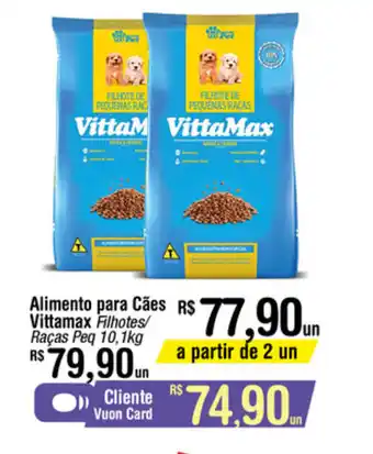 Fort Atacadista Alimento para Caes Vittamax 10.1kg oferta