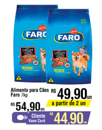 Alimento para Caes Faro 7kg