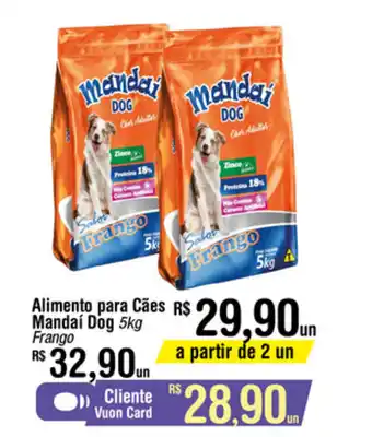 Fort Atacadista Alimento para Caes Mandi Dog 5kg oferta