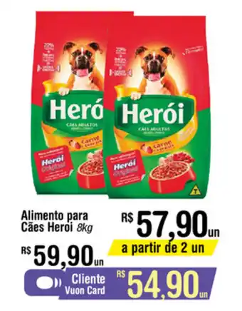 Alimento Para Caes Heroi 8kg